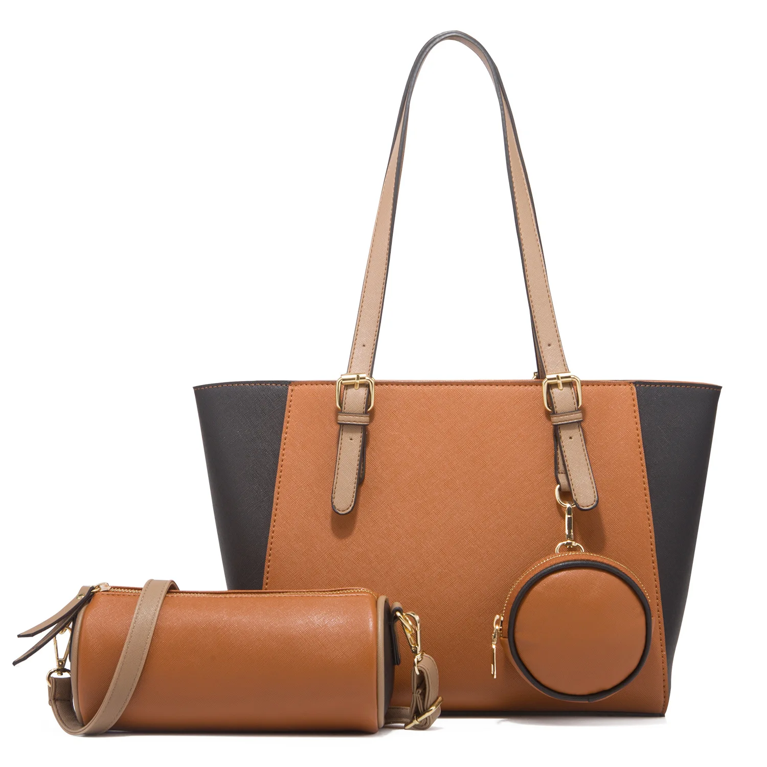 New arrival Fashion PU leather purses and handbags Tote bag set 3 pieces Large capacity shopping bags for ladies hand bags, Customizable
New arrival Fashion PU leather purses and handbags Tote bag set 3 pieces Large capacity shopping bags for ladies hand bags, Customizable