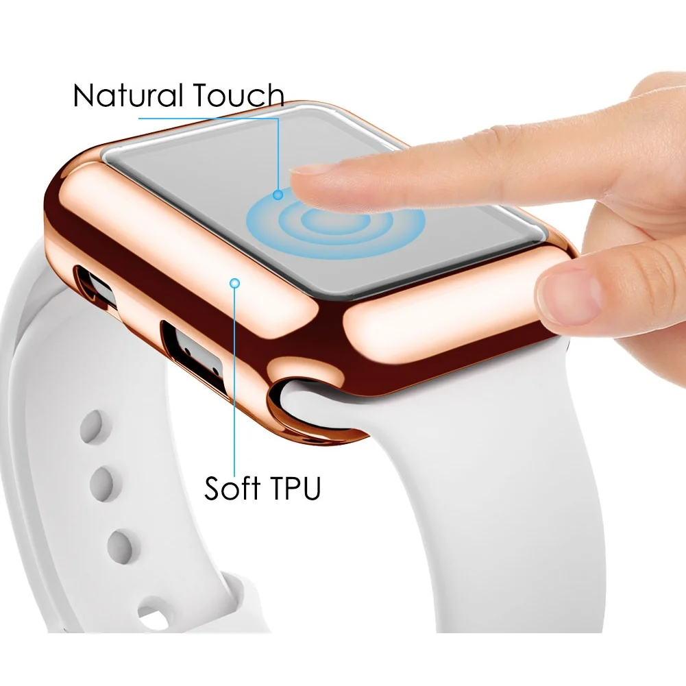 Apple Watch Case for iWatch Case Replacement Watch Screen Protector Cover Case for apple watch 38 40 42 44 mm
Apple Watch Case for iWatch Case Replacement Watch Screen Protector Cover Case for apple watch 38 40 42 44 mm