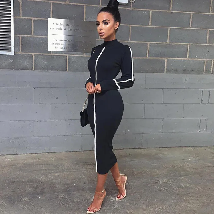 2020 Summer New Women'S Clothes Long-Sleeved Casual Slim Dress Jumpsuit Bodycon For Women, 6 colors
2020 Summer New Women'S Clothes Long-Sleeved Casual Slim Dress Jumpsuit Bodycon For Women, 6 colors