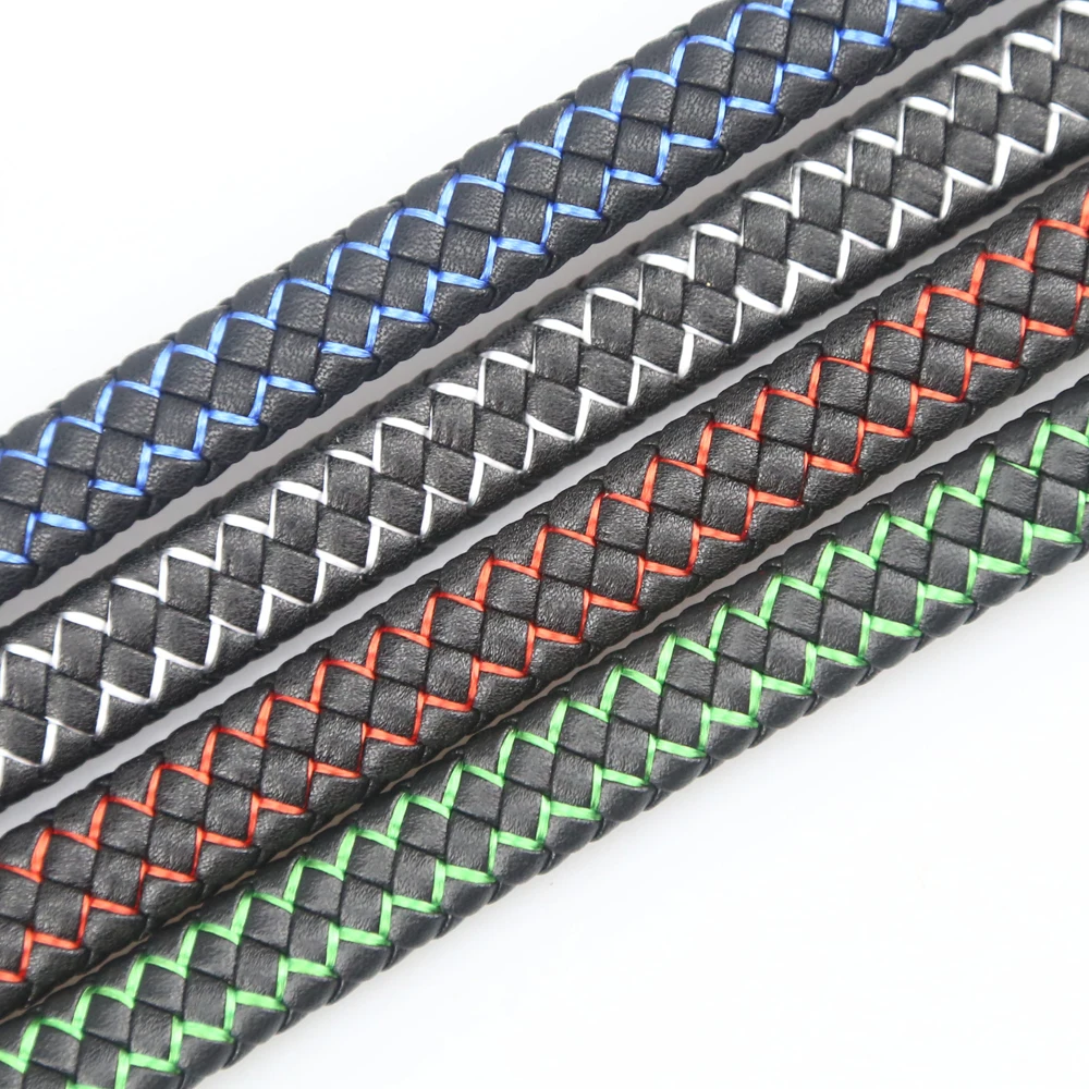 XuQian 12mm 8 Strands Popular Flat Shape Woven Leather Cords For Jewelry Making, Colors customized
XuQian 12mm 8 Strands Popular Flat Shape Woven Leather Cords For Jewelry Making, Colors customized