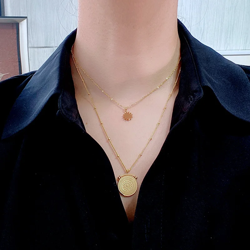 Fashion hot round Roman Necklace Octopus personality titanium steel necklace versatile clothing accessories, Picture
Fashion hot round Roman Necklace Octopus personality titanium steel necklace versatile clothing accessories, Picture
