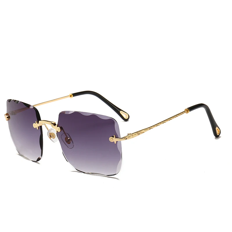 Custom Logo Fancy Fashion Gradient Metal Big Oversized Rimless Square Women Sunglasses 2021 Men
Custom Logo Fancy Fashion Gradient Metal Big Oversized Rimless Square Women Sunglasses 2021 Men