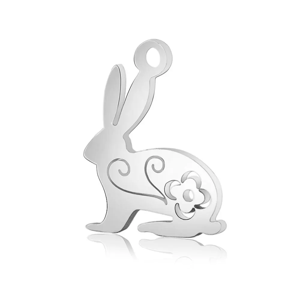 Jewelry Findings Accessories Making Pendant Wholesale Stainless Steel Metal Animal Rabbit Shape Charm
Jewelry Findings Accessories Making Pendant Wholesale Stainless Steel Metal Animal Rabbit Shape Charm