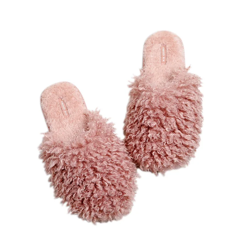 2021New Designs pink soft fur Indoor luxury flat women house slippers high plush slippers shoes for ladies, As shown in figure
2021New Designs pink soft fur Indoor luxury flat women house slippers high plush slippers shoes for ladies, As shown in figure