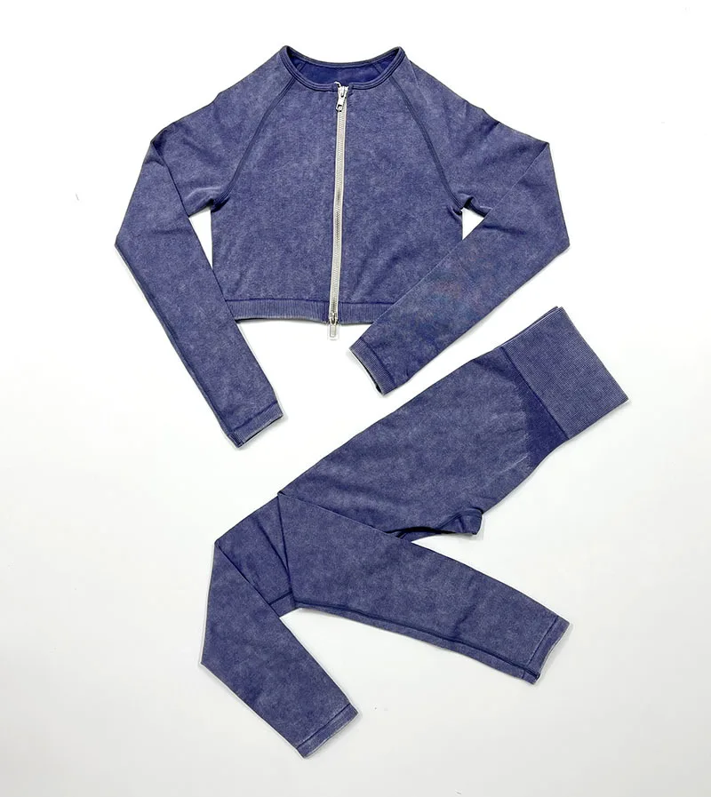 SHINBENE Custom Logo Acid Washed 5Pieces Women's Seamless Yoga Sport Set Gym Wear Active Wear
SHINBENE Custom Logo Acid Washed 5Pieces Women's Seamless Yoga Sport Set Gym Wear Active Wear
