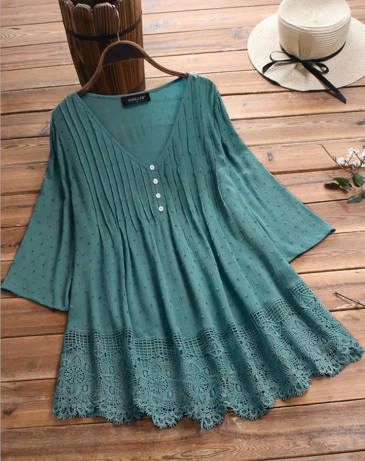 Women Clothing 2021 Fashionable Hot Style Jacquard Pleated Lace Hollow V-Neck Summer Dress, Customized color
Women Clothing 2021 Fashionable Hot Style Jacquard Pleated Lace Hollow V-Neck Summer Dress, Customized color