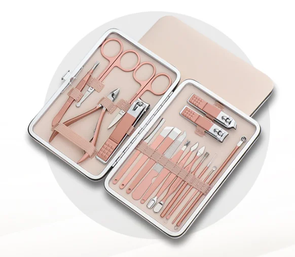 Stainless steel nail clippers set 7-piece/10pcs/12pcs/16pcs/18pcs Gradient decoration nail scissors nail tools
Stainless steel nail clippers set 7-piece/10pcs/12pcs/16pcs/18pcs Gradient decoration nail scissors nail tools
