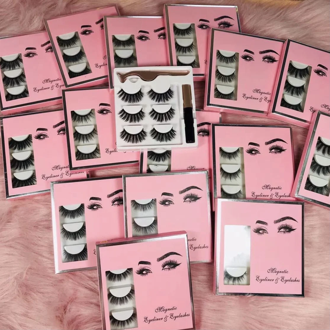 wholesale pink eyelashes book magnetic eyeliner tweezers eyelash box packaging false eyelash glue
wholesale pink eyelashes book magnetic eyeliner tweezers eyelash box packaging false eyelash glue