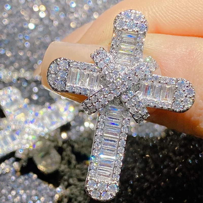 Shiny Full Cubic Zirconia Hip Hop Necklace Lady Jesus HIP-HOP Pendant Necklaces Diamond Cross Necklace
Shiny Full Cubic Zirconia Hip Hop Necklace Lady Jesus HIP-HOP Pendant Necklaces Diamond Cross Necklace