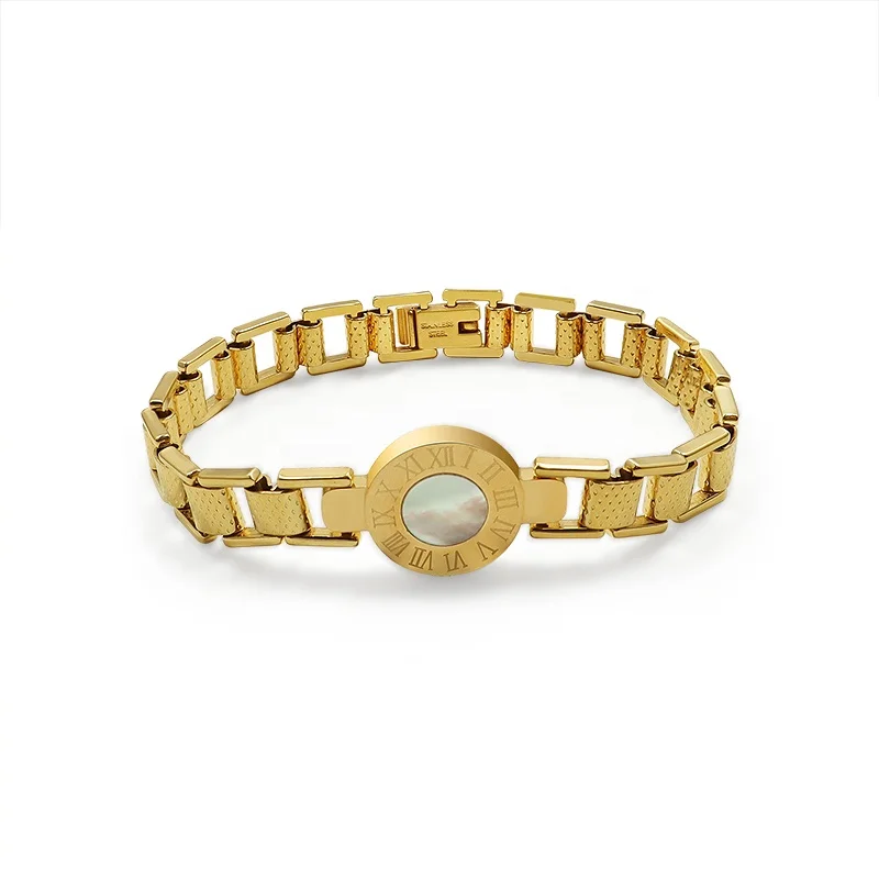 Watch Disc Lovers Shell Bracelet Female Ins Titanium Steel 18K Gold Bestie Bracelet Hand Jewelry, Customized color
Watch Disc Lovers Shell Bracelet Female Ins Titanium Steel 18K Gold Bestie Bracelet Hand Jewelry, Customized color