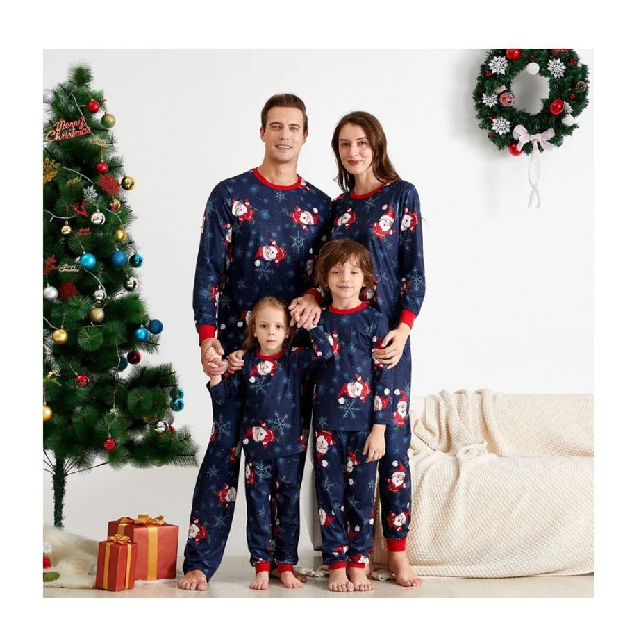 8006 Comfortable Leisure Wear Family Christmas Sleepwear Holiday Matching Outfit Clothes Long Sleeve Family Christmas Pajamas, Picture shows
8006 Comfortable Leisure Wear Family Christmas Sleepwear Holiday Matching Outfit Clothes Long Sleeve Family Christmas Pajamas, Picture shows