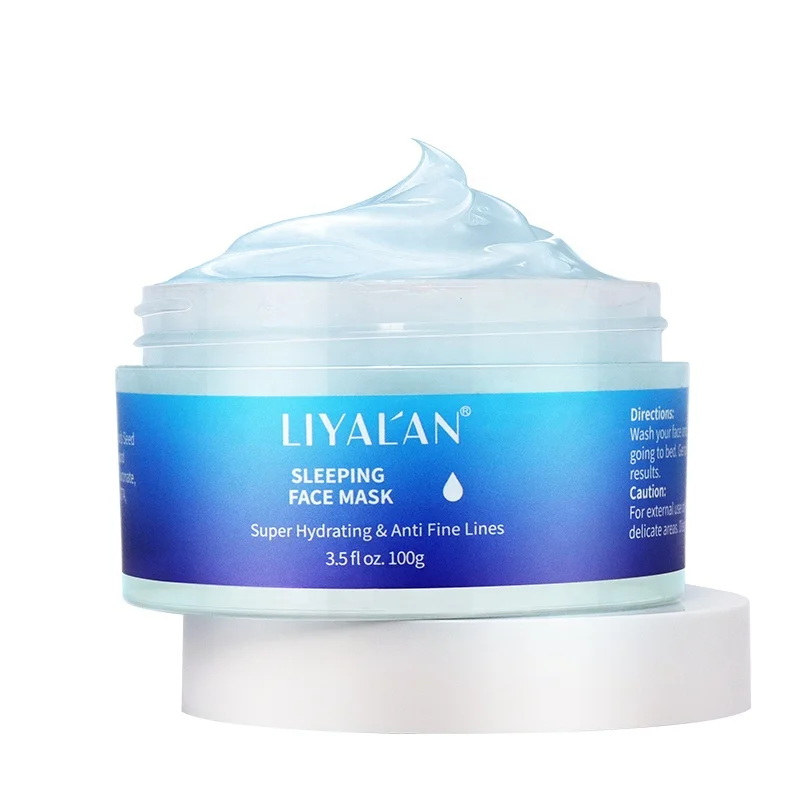 Private label Hot Selling snail sleep glowing mask hydrating sleeping face mask, Blue
Private label Hot Selling snail sleep glowing mask hydrating sleeping face mask, Blue