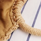 Wholesale women summer natural raffia straw bag straw beach tote bag