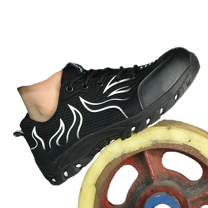 Custom Image Safety Shoes Plus Size Solid Color Mesh Breathable Anti-Smashing Anti-Piercing Laces Men Work Shoes
Custom Image Safety Shoes Plus Size Solid Color Mesh Breathable Anti-Smashing Anti-Piercing Laces Men Work Shoes