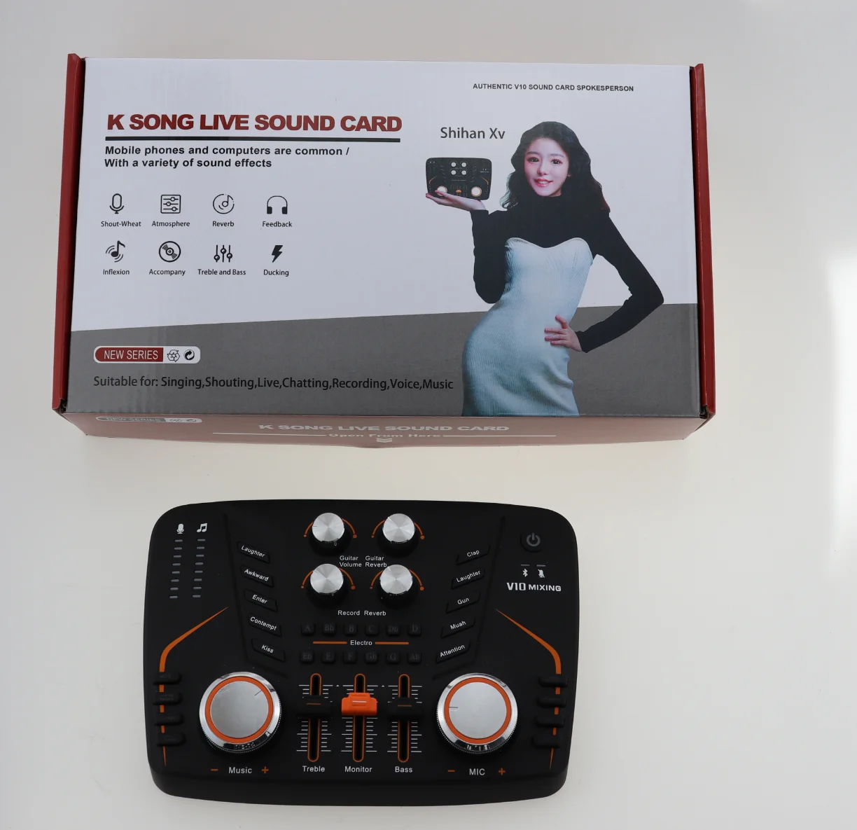 V10,Best Sound Quality, Support Mobile Phone,Support USB and Bluetooth,international popular product, Black and orange
V10,Best Sound Quality, Support Mobile Phone,Support USB and Bluetooth,international popular product, Black and orange