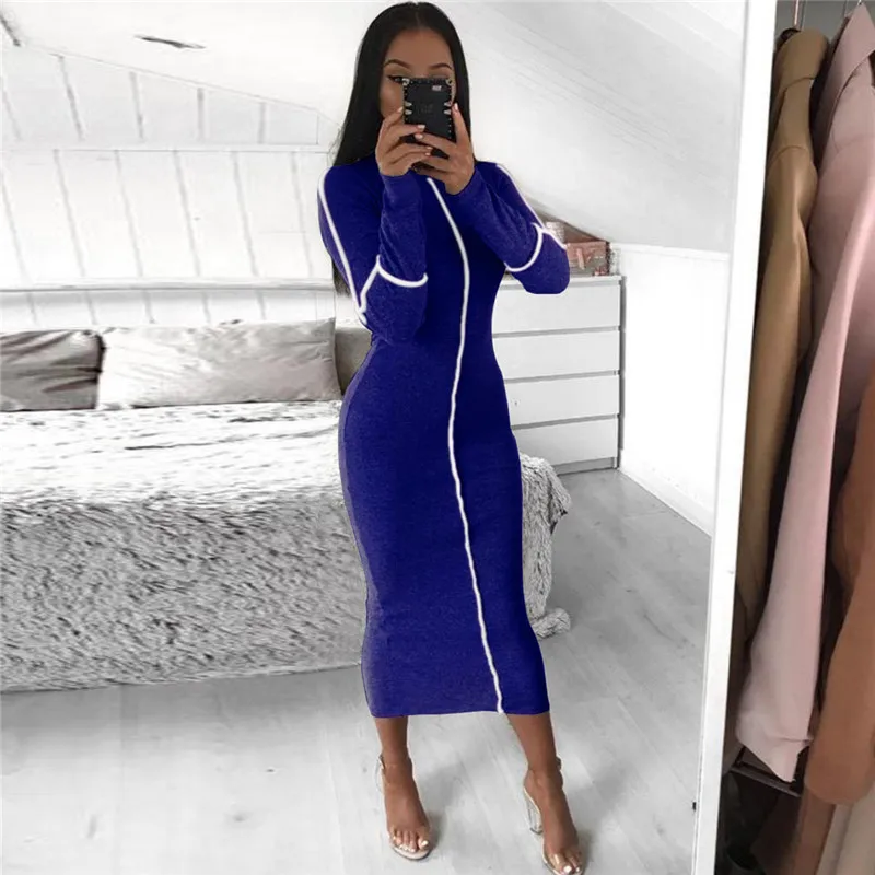 Fashion Night Club Dress Sexy High Collar Stripes Bodycon Long Sleeve Dresses Women Lady Elegant, White, black, coffee, custom color
Fashion Night Club Dress Sexy High Collar Stripes Bodycon Long Sleeve Dresses Women Lady Elegant, White, black, coffee, custom color