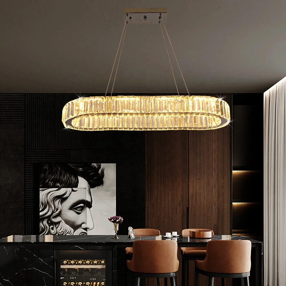 Free Shipping 60W Oval Oblong Crystal Led Chandelier Pendant Light For Dining Table
Free Shipping 60W Oval Oblong Crystal Led Chandelier Pendant Light For Dining Table