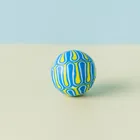 China suppliers vending machine 35mm color stripe rubber hand bounce bouncy balls