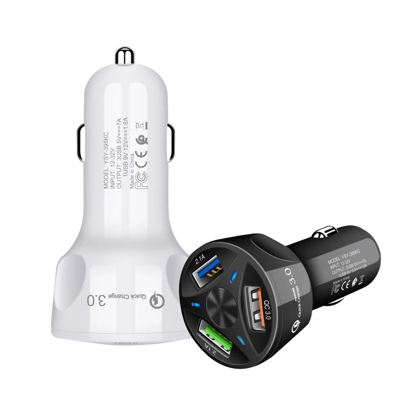 Quick Charge QC3.0 Car Charger with LED Universal 3 USB Port Fast Charging Adapter For mobile phone
Quick Charge QC3.0 Car Charger with LED Universal 3 USB Port Fast Charging Adapter For mobile phone
