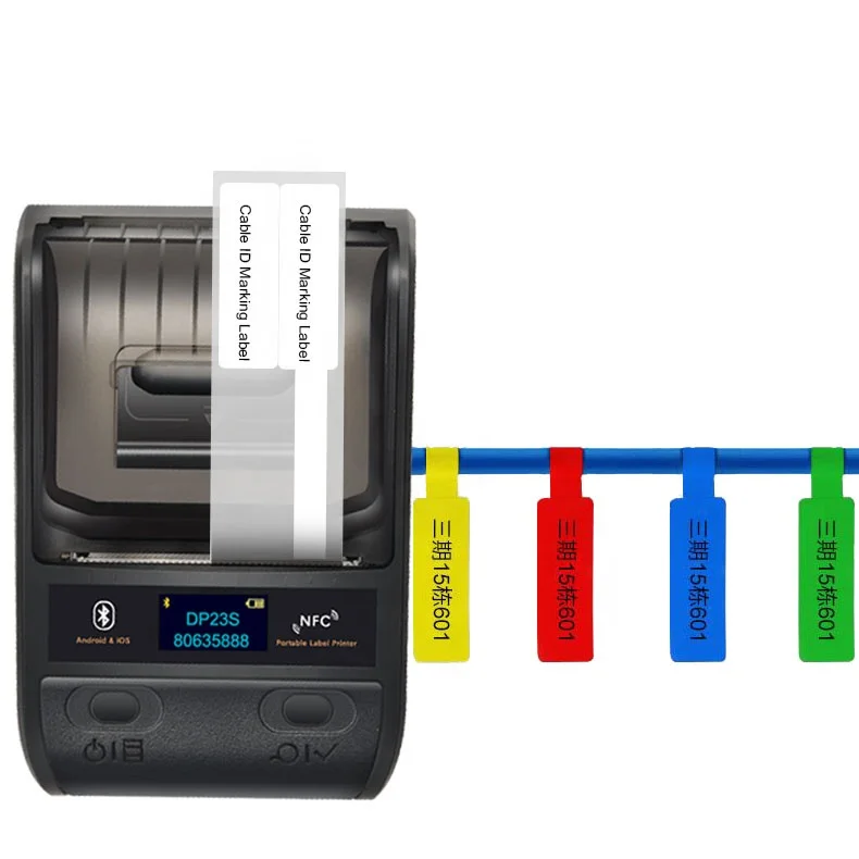 DeTonger 58mm pocket printer cable marker printing machine cable ID label sticker printer
DeTonger 58mm pocket printer cable marker printing machine cable ID label sticker printer