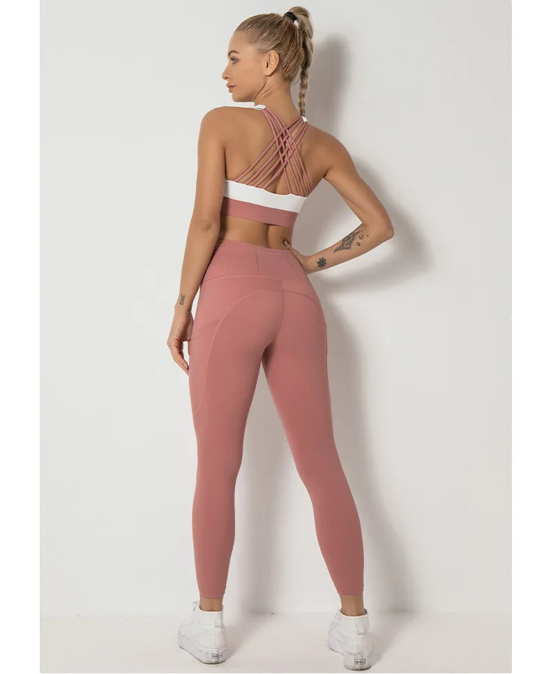Seamless Sport Set Women Two 2pcs Piece top Bra Leggings Yoga Sportsuit Workout Outfit Fitness Gym Clothes, Customized colors
Seamless Sport Set Women Two 2pcs Piece top Bra Leggings Yoga Sportsuit Workout Outfit Fitness Gym Clothes, Customized colors