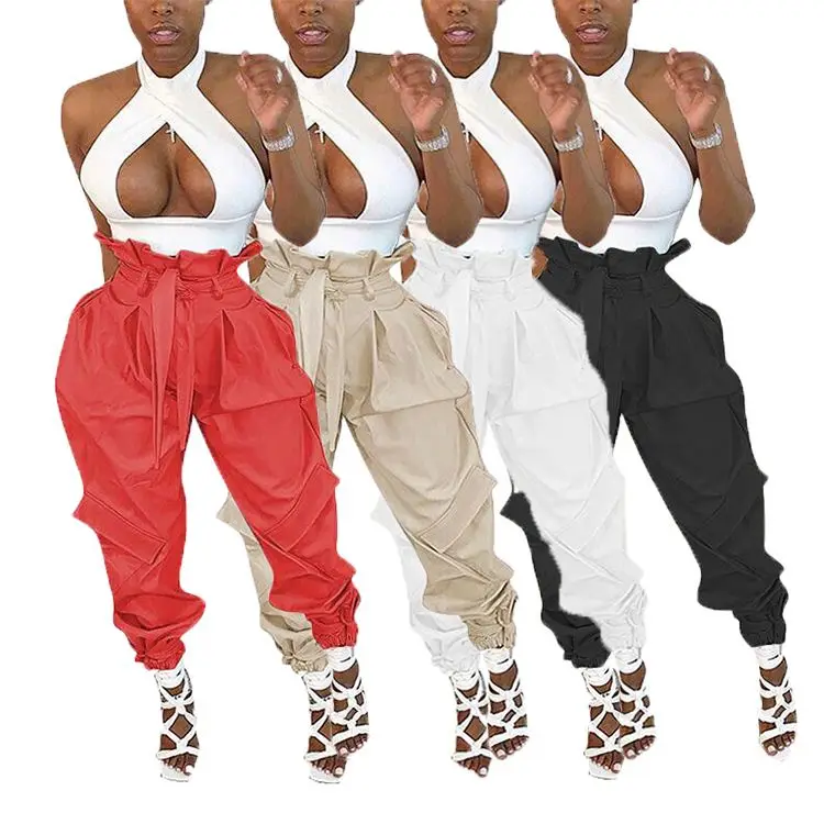 casual solid color hight waist Quick dry ruffles Female Bottoms Ladies Trousers Women Cargo Pants
casual solid color hight waist Quick dry ruffles Female Bottoms Ladies Trousers Women Cargo Pants