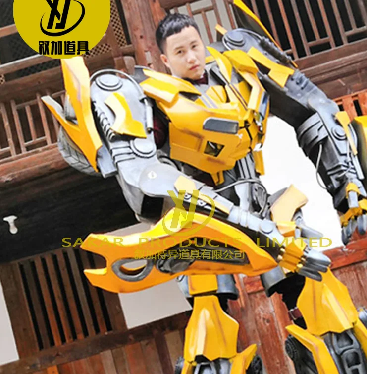 Guangzhou Factory Customized Business Promotion Robot Armor Costume cosplay suit helmet
Guangzhou Factory Customized Business Promotion Robot Armor Costume cosplay suit helmet