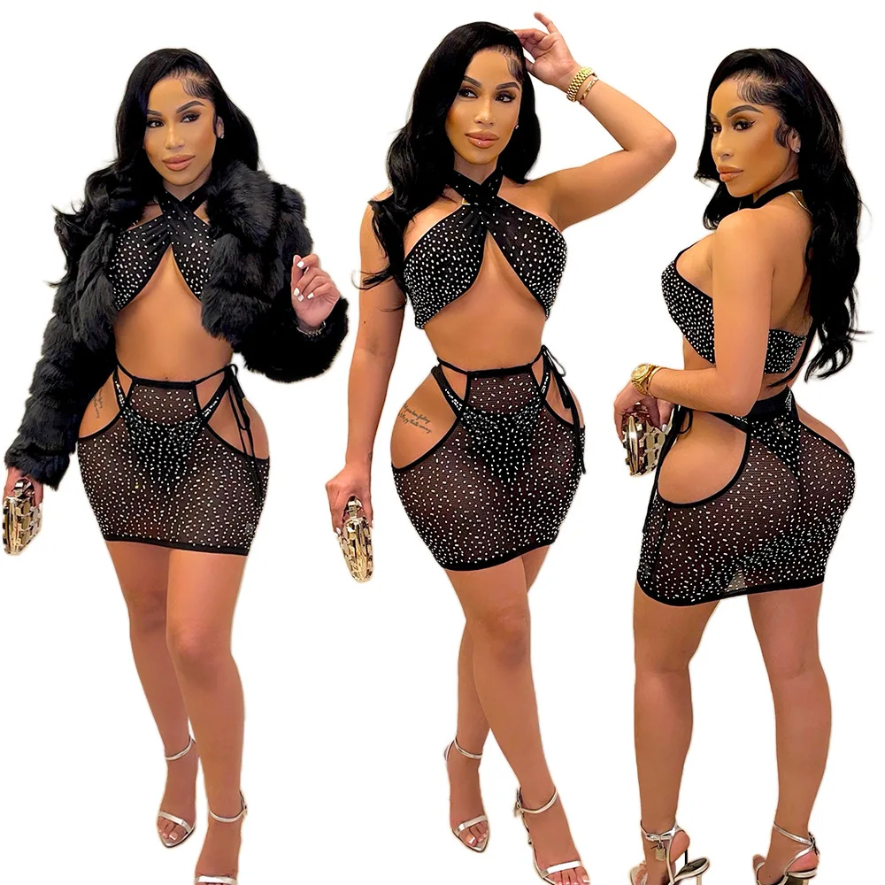 C0623 Fashion sexy prom evening dress elegant fashion rhinestone design mini skirt womens two piece party set
C0623 Fashion sexy prom evening dress elegant fashion rhinestone design mini skirt womens two piece party set