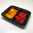 F9 disposable plastic transparent take away salad bowl container with lid wholesales factory supplier