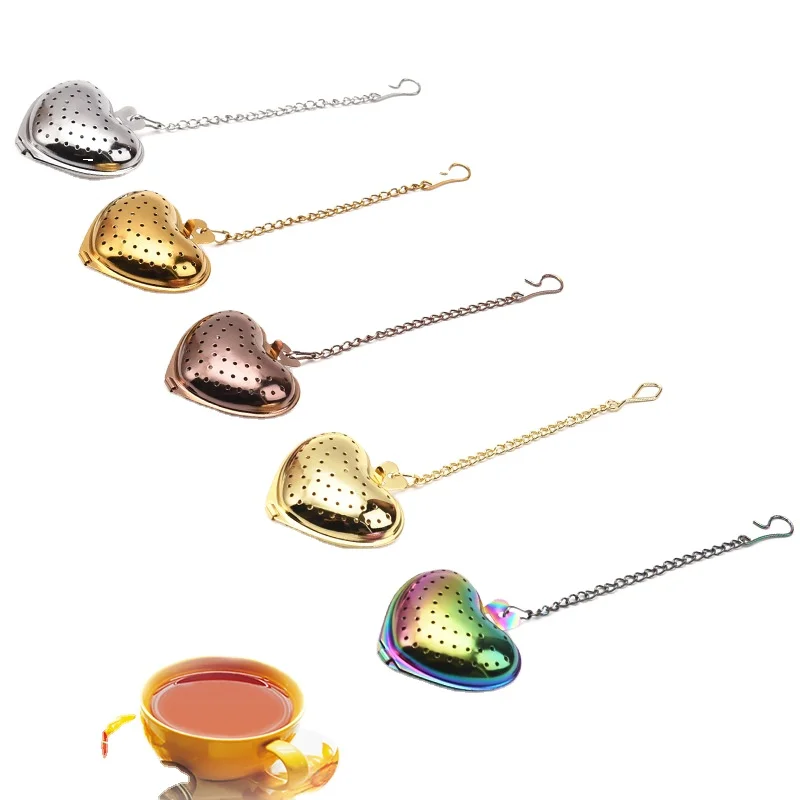 ZYZ169 Kitchen Tea Set Accessories Household Stainless Steel Tea Drain Hanging Heart-shaped Tea Strainer, Silver,gold,rose gold,color
ZYZ169 Kitchen Tea Set Accessories Household Stainless Steel Tea Drain Hanging Heart-shaped Tea Strainer, Silver,gold,rose gold,color