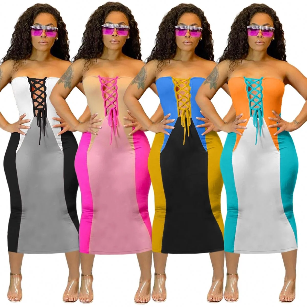 X02648S Off Shoulder Black Spring Maxi Dress For Women Going Out Outfits Skinny Partywear One Piece Bodycon Dresses, Pink/blue/orange/white
X02648S Off Shoulder Black Spring Maxi Dress For Women Going Out Outfits Skinny Partywear One Piece Bodycon Dresses, Pink/blue/orange/white
