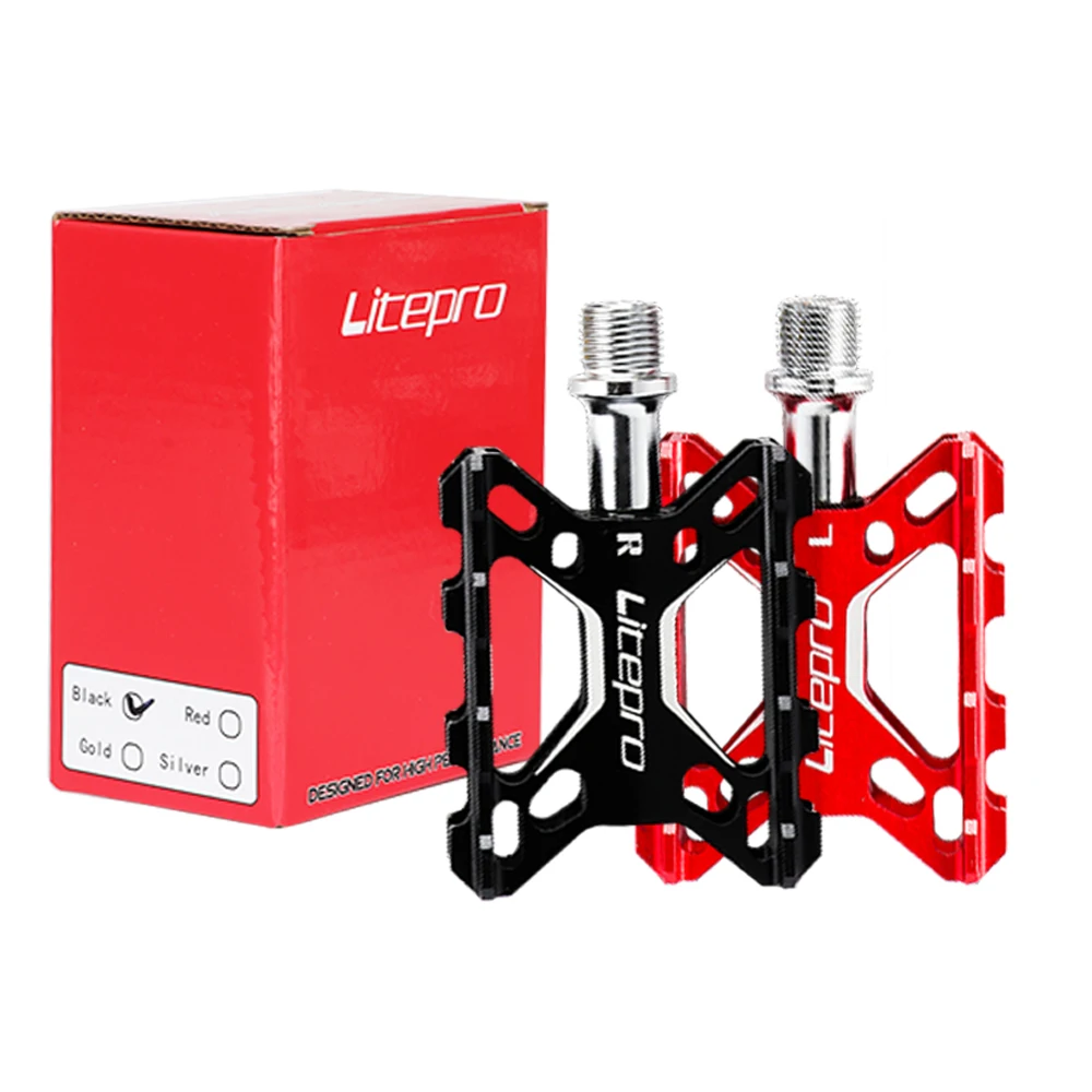 Ultralight Weight DU Bearing Aluminum Alloy Bicycle Pedal For Kid Bike Folding Bike Road Bike, Black,red,gold,sliver
Ultralight Weight DU Bearing Aluminum Alloy Bicycle Pedal For Kid Bike Folding Bike Road Bike, Black,red,gold,sliver