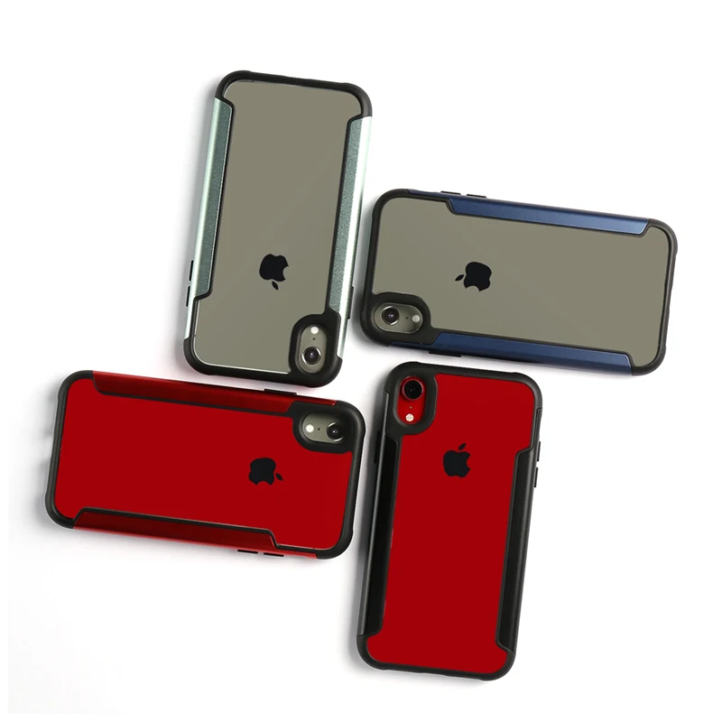 Transparent Phone Case Hardware Frame Shockproof TPU PC Mobile Phone Protective Case For IPhone Case, 6 colors
Transparent Phone Case Hardware Frame Shockproof TPU PC Mobile Phone Protective Case For IPhone Case, 6 colors