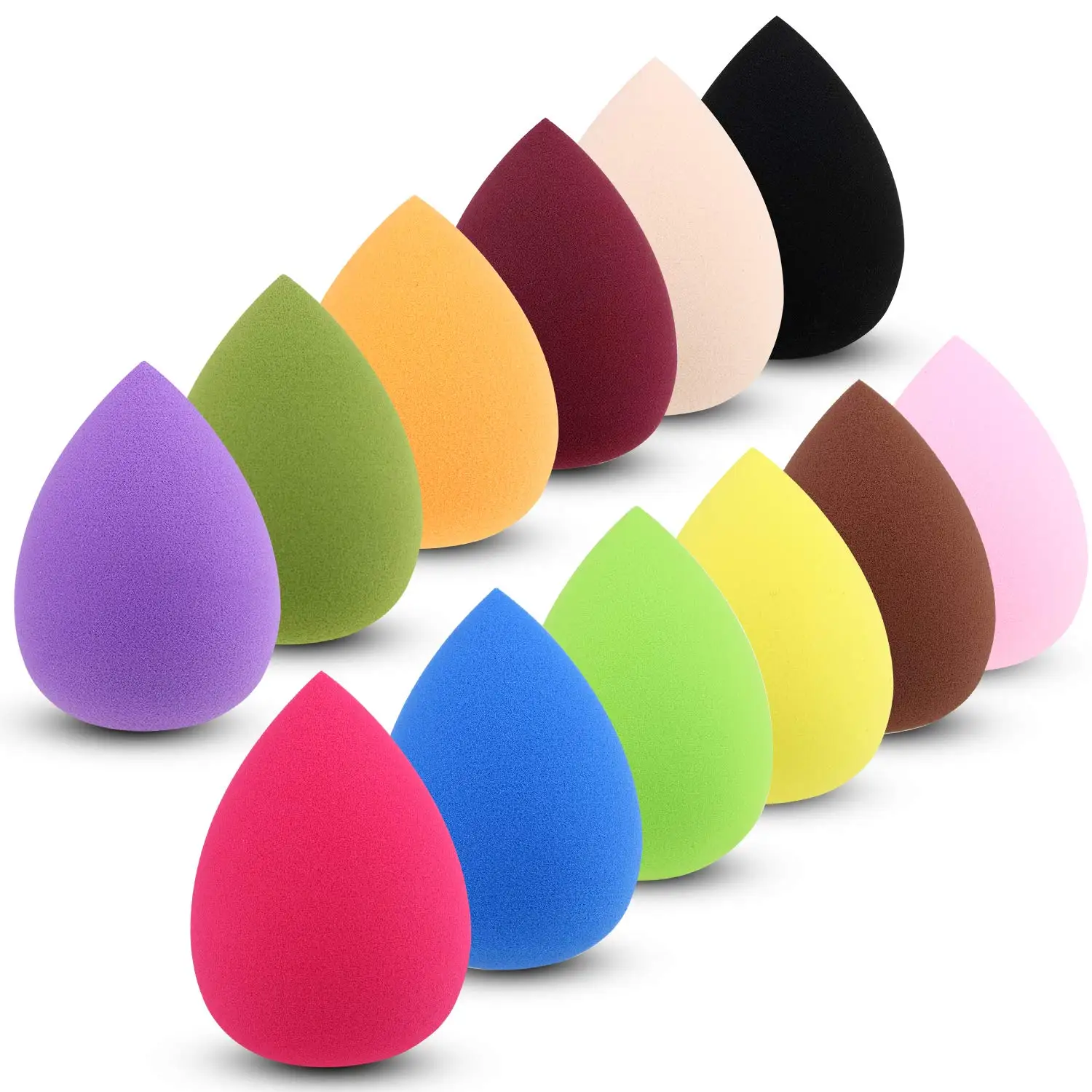 Custom Soft Makeup Blender Puff Multicolor Latex Free Beauty Makeup Sponge Blender, Pink,rose,yellow,green,orange,purple
Custom Soft Makeup Blender Puff Multicolor Latex Free Beauty Makeup Sponge Blender, Pink,rose,yellow,green,orange,purple