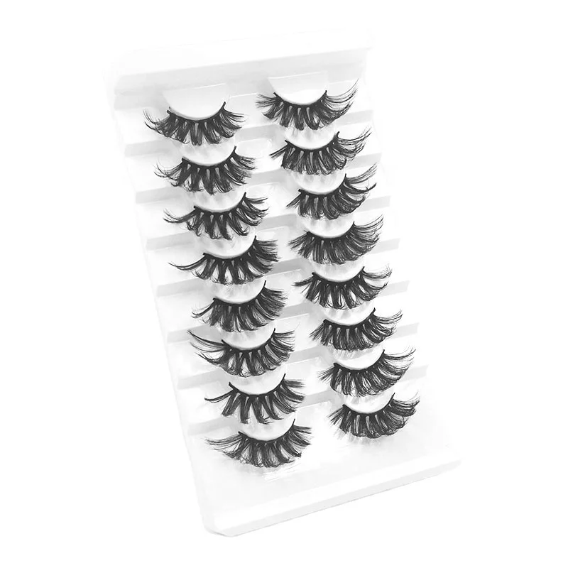 18mm wholesale 100% faux mink lashes vendor Custom Brand lifting Strip Eye lashes with 8 pairs 16 pairs lash tray, Natural black
18mm wholesale 100% faux mink lashes vendor Custom Brand lifting Strip Eye lashes with 8 pairs 16 pairs lash tray, Natural black