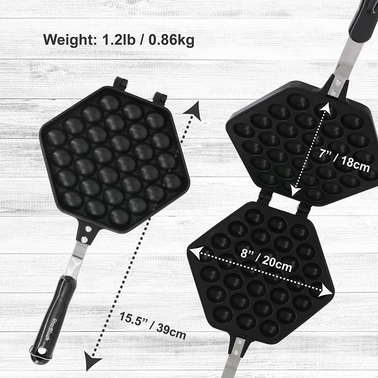 Kitchen Tool Non-Stick Waffle Maker Pan Egg Waffle Mold Bubble Waffle Maker Plate
Kitchen Tool Non-Stick Waffle Maker Pan Egg Waffle Mold Bubble Waffle Maker Plate
