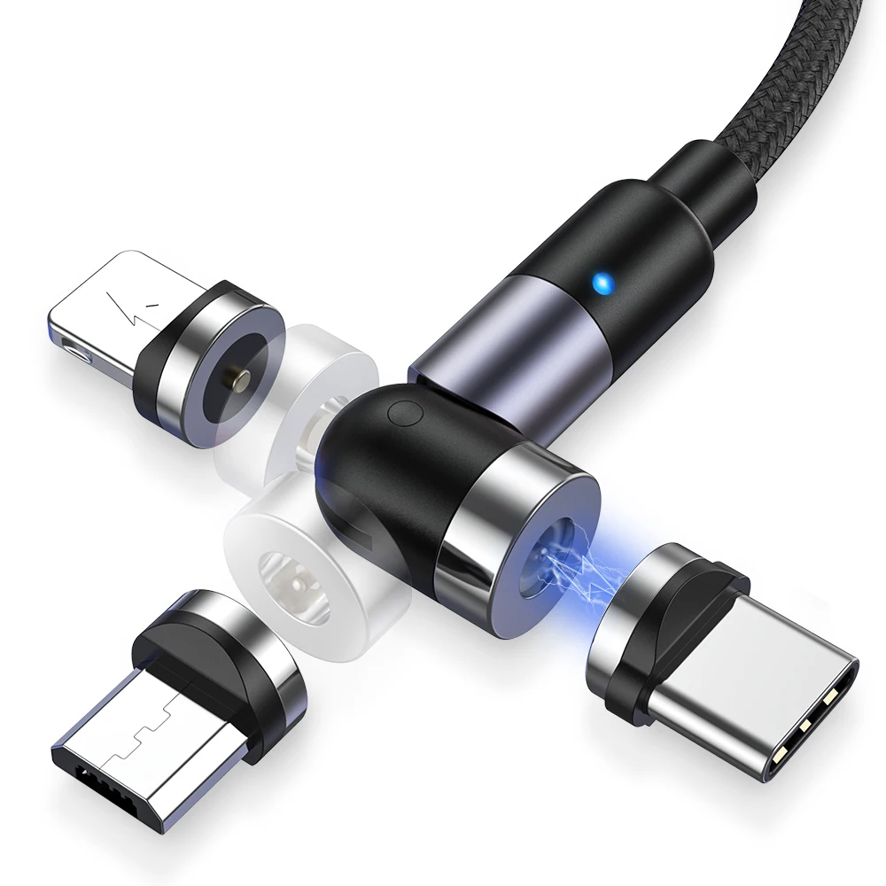 Ready to Ship Free Sample 2nd Gen 540 Rotation LED Micro USB Type C Magnetic Charging Cable, Black/red/blue
Ready to Ship Free Sample 2nd Gen 540 Rotation LED Micro USB Type C Magnetic Charging Cable, Black/red/blue