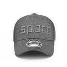 Stock 3D Embroidery logo Fashion cap Cotton man hat ball cap