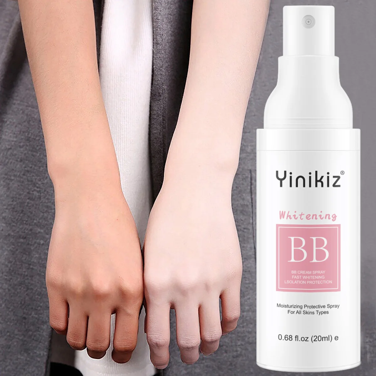 OEM Face Make Up Waterproof Long Lasting BB Makeup Liquid Foundation Cream BB Cream Spray, White
OEM Face Make Up Waterproof Long Lasting BB Makeup Liquid Foundation Cream BB Cream Spray, White