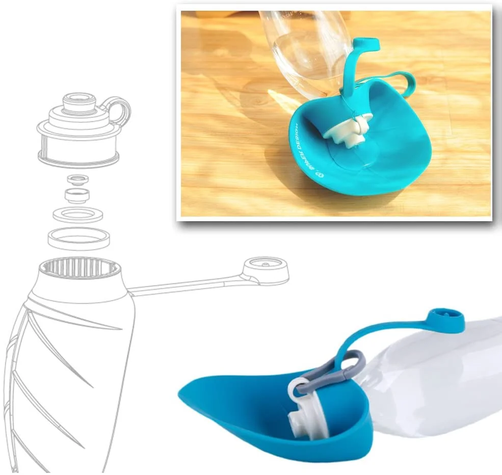 One drop 580ml Portable Pet Water Bottle Soft Silicone Leaf Design Travel Dog Bowl Drinker Outdoor Pet Water Dispenser, Black blue green orange
One drop 580ml Portable Pet Water Bottle Soft Silicone Leaf Design Travel Dog Bowl Drinker Outdoor Pet Water Dispenser, Black blue green orange