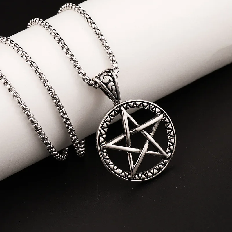 Minimalist Classic Fashion Star Pentagram Antique Silver Color Pendant Girl Short Long Chain Necklaces Jewelry For Women Male
Minimalist Classic Fashion Star Pentagram Antique Silver Color Pendant Girl Short Long Chain Necklaces Jewelry For Women Male
