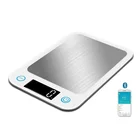 Large LED Display electronic glass weighing 5kg kitchen food Bluetooth 4.0 digital scale