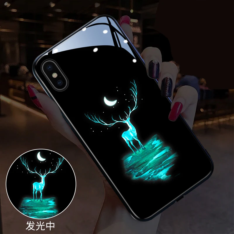 Wholesale Accessories Creative Back Cover Fashion Luminous Tempered Glass Light Up Phone Case For Iphone 11pro Max 12pro Max X
Wholesale Accessories Creative Back Cover Fashion Luminous Tempered Glass Light Up Phone Case For Iphone 11pro Max 12pro Max X