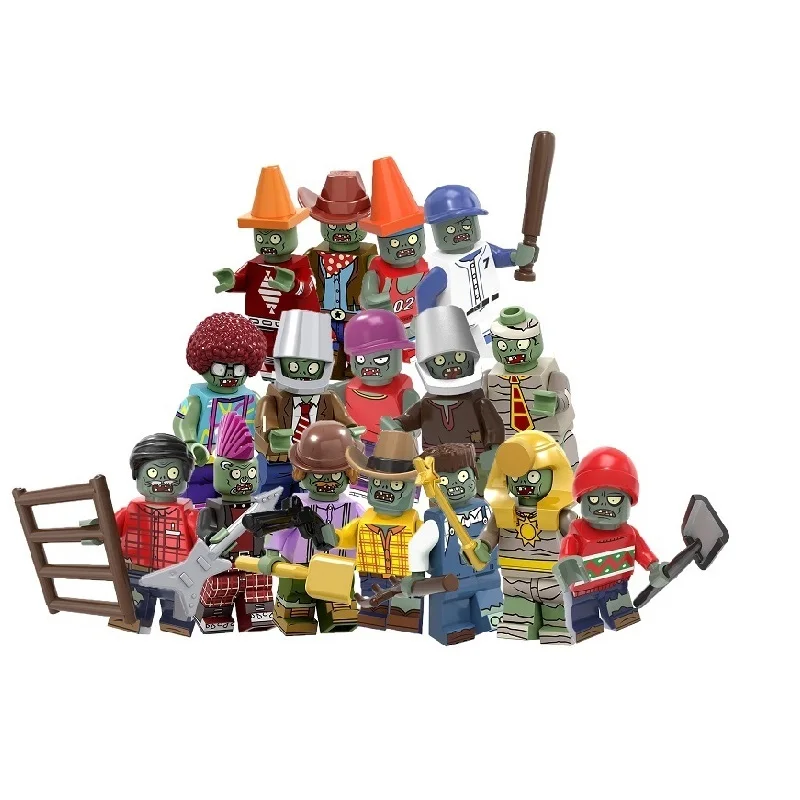Plants Zombies Bricks Cone head Bucket Street Dance Baseball Sweater Building Blocks Figures Toys Children PG8197
Plants Zombies Bricks Cone head Bucket Street Dance Baseball Sweater Building Blocks Figures Toys Children PG8197