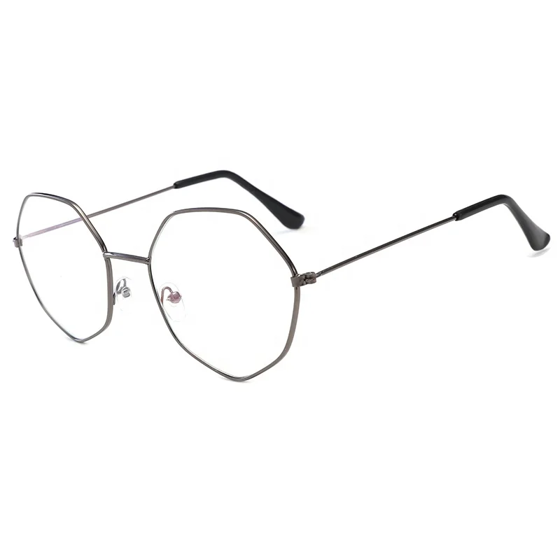 2019 fashion metal frame glasses cheap resist blue light hexagon optical glasses, 5 colors
2019 fashion metal frame glasses cheap resist blue light hexagon optical glasses, 5 colors