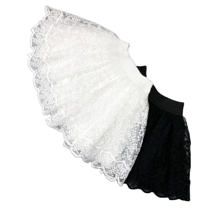 Summer Breathable Girl Casual Pleated Skirt Children Solid Color Lace Mesh Skirts Fashion Pure Cotton Kids Creative Clothes
Summer Breathable Girl Casual Pleated Skirt Children Solid Color Lace Mesh Skirts Fashion Pure Cotton Kids Creative Clothes