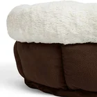 Yangyang Pet 2020 Popular Custom SIze Ultra-Soft Round Washable Donut Deep Dish Style for Cuddler Eco Dog Bed Sale