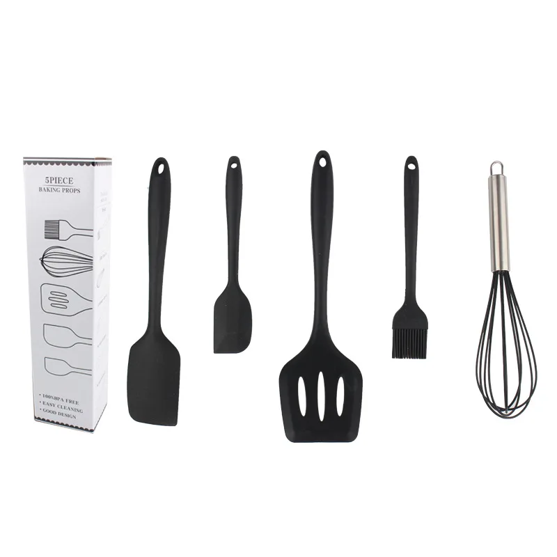 Ins style colorful 5-piece set wooden accessories cooking food tools kitchen utensils silicone, Multicolor optional
Ins style colorful 5-piece set wooden accessories cooking food tools kitchen utensils silicone, Multicolor optional