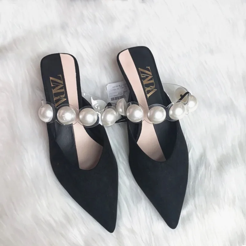 2021 Europe & American new arrival women's shoes black pearl pointed high heel fashion sandals in stock wholesale, Black or customized
2021 Europe & American new arrival women's shoes black pearl pointed high heel fashion sandals in stock wholesale, Black or customized