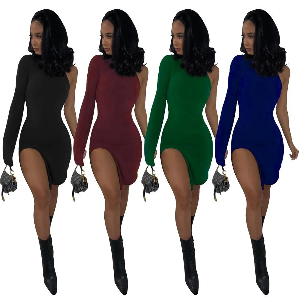 B60459A Foreign trade hot style American women single sleeve outside slim shape lady dress
B60459A Foreign trade hot style American women single sleeve outside slim shape lady dress